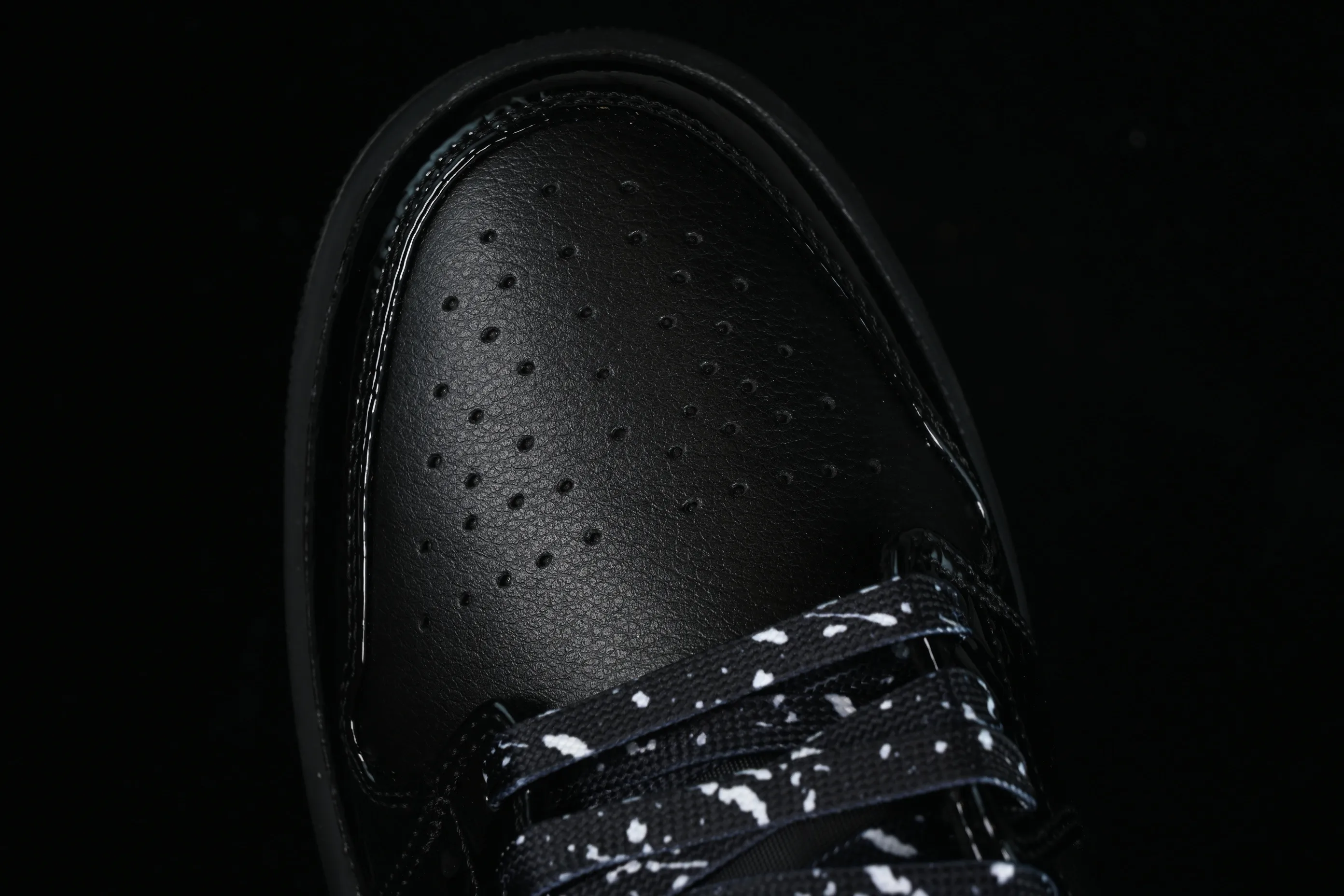 All categories Air Jordan Jordan series basketball shoes Air Jordan 1 Low Air Jordan 1 Low "Black Croc" AJ1 Joe 1 crocodile black low-top cultural casual sneakers HJ7743-010